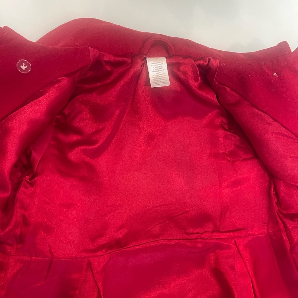 Girls bow dressy coat! Size 8 - Picture 10 of 11
